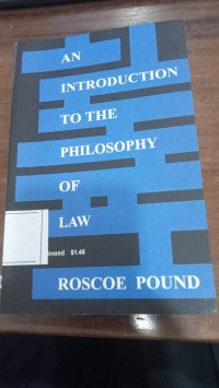 Image of An Introduction To The Philosophy Of Law
