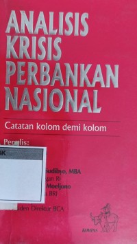 Image of Analisis Krisis Perbankan Nasional