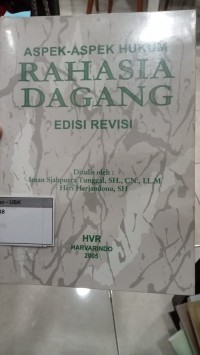 Image of Aspek-Aspek Hukum Rahasia Dagang Edisi Revisi