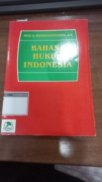 Image of Bahasa Hukum Indonesia