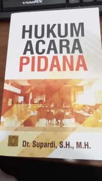 Image of Hukum Acara Pidana