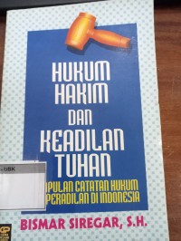 Image of Hukum Hakim dan Keadilan Tuhan