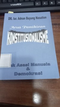 Image of Konstitusionalisme Arus Pemikiran