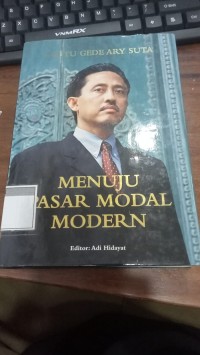 Image of Menuju Pasar Modal Modern