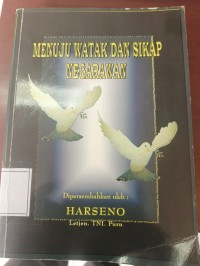Image of Menuju Watak Dan Sikap Negarawan