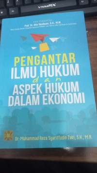 Image of Pengantar Ilmu Hukum dan Aspek Hukum Dalam Ekonomi
