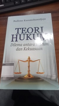 Image of Teori Hukum Dilema Antara Hukum dan Kekuasaan